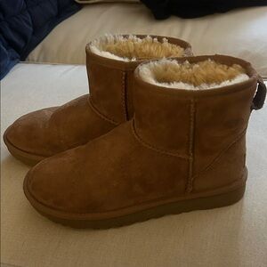 UGG Tan Shearling Lined Boots